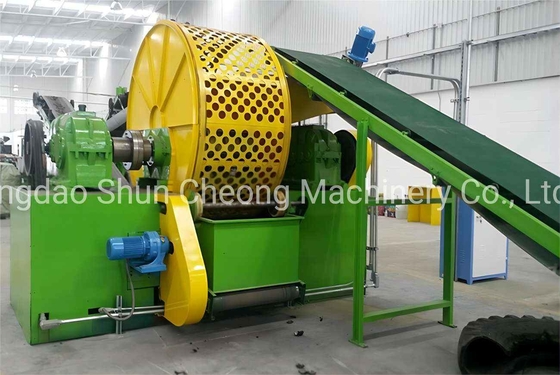 Good price Large Capacity Abandoned Tyre Recycling Line / Rubber Powder Production Line online