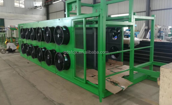 Good price Horizontal type 250kw rubber batch off cooler for cooling conveyor belt line online