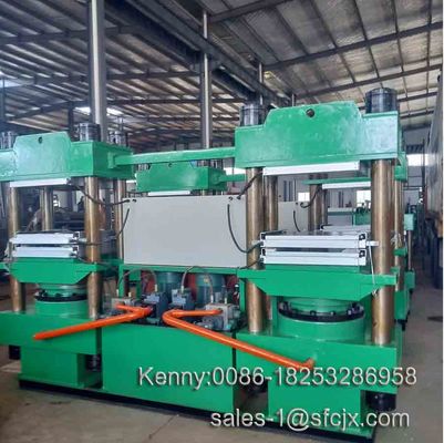 Good price Twin Plate Vulcanizing Press / Duplex Curing Press With PLC Control System online