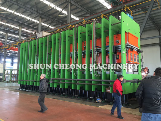 Good price OEM Rubber Strip Production Line Fabric Core Conveyor Belt Vulcanizing Press online